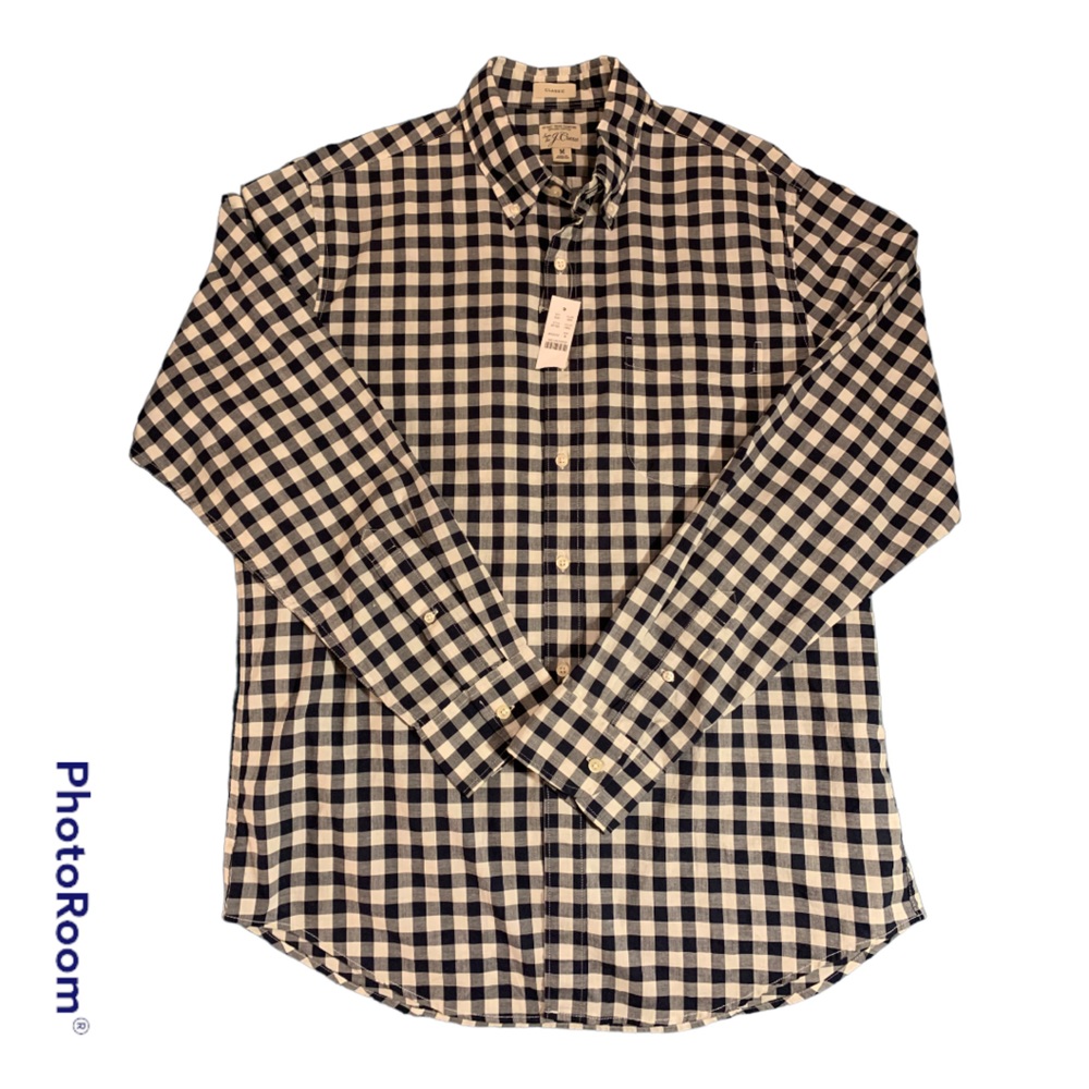 J. Crew Secret Wash Cotton Poplin Shirt - Size M